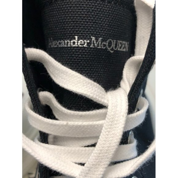 Alexander Mcqueen Black Tread Slick Boot Sneakers Size Eu:40.5 - Picture 9 of 12